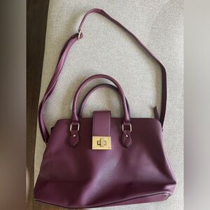 Women’s Burgundy Satchel Handbag